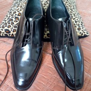 COS LEATHER BROQUES LOAFERS 40